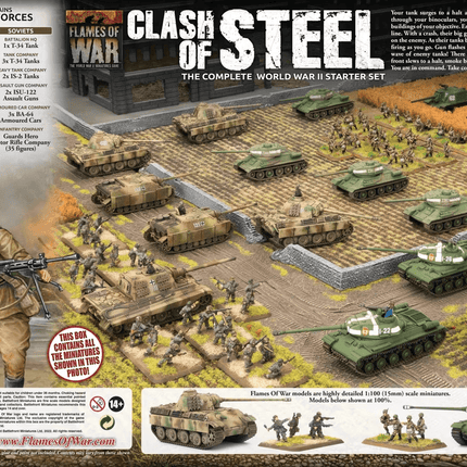 Clash of Steel Starter Set (LW German vs Soviet) - MiniHobby