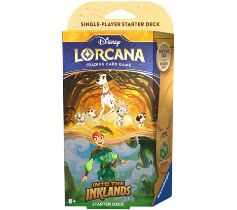 Disney Lorcana - Into the Inklands Starter Deck: Pongo & Peter Pan (incl booster)