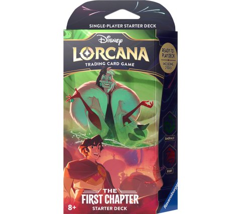Disney Lorcana - The First Chapter Starter Deck: Cruella de Vil & Aladdin (incl Booster)