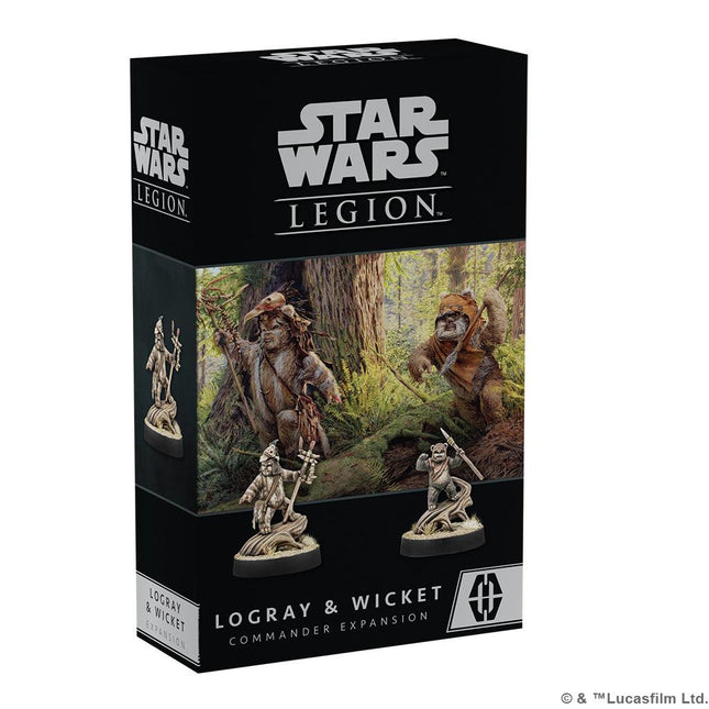 Starwars Legion Logray & Wicket Commander Expansion - MiniHobby