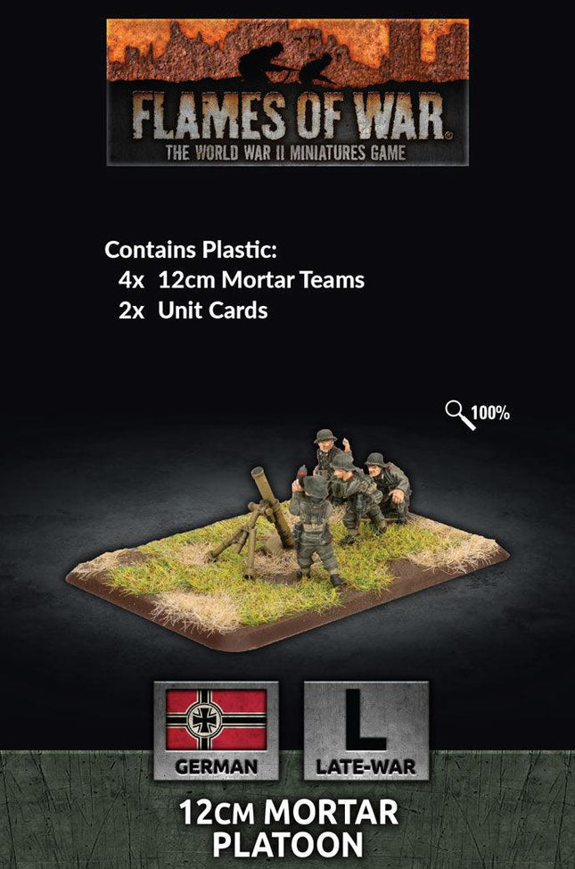12cm Mortar Platoon (x6 Plastic) - MiniHobby