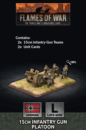 15cm Infantry Gun Platoon (x2) - MiniHobby