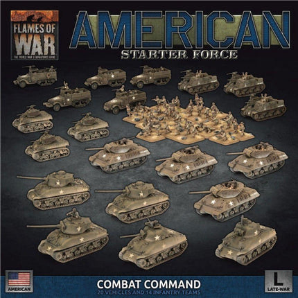 American Late War Combat Command Army Deal - MiniHobby