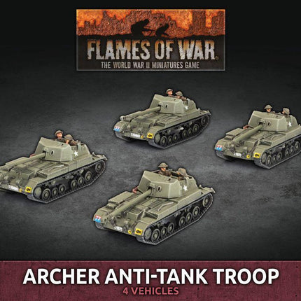 Archer Anti-tank Troop (4x Plastic) - MiniHobby