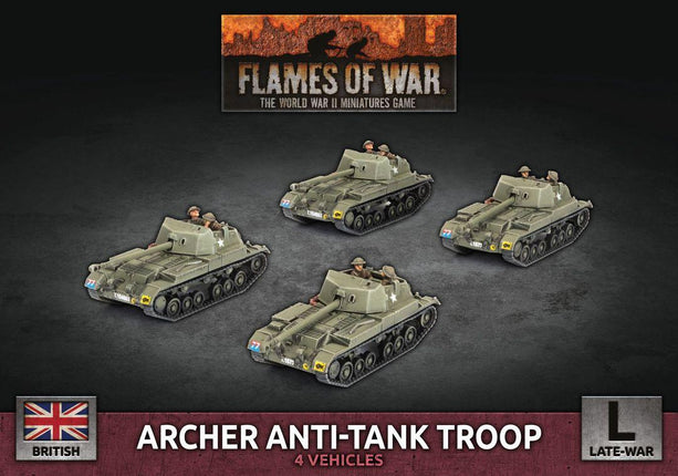 Archer Anti-tank Troop (4x Plastic) - MiniHobby