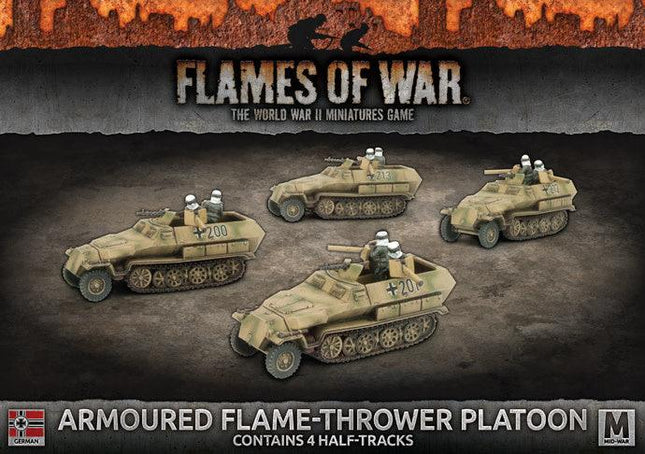 Armoured Flame Platoon (Mid War x4 Tanks) - MiniHobby