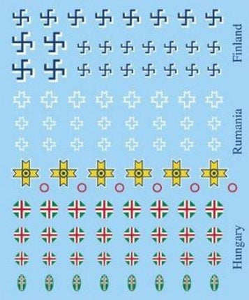 Axis Allies Decals (x4) - MiniHobby