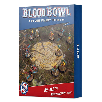 Blood Bowl: Amazons Team Pitch & Dugouts - MiniHobby