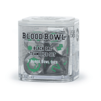 Blood Bowl Black Orc Team Dice Set - MiniHobby