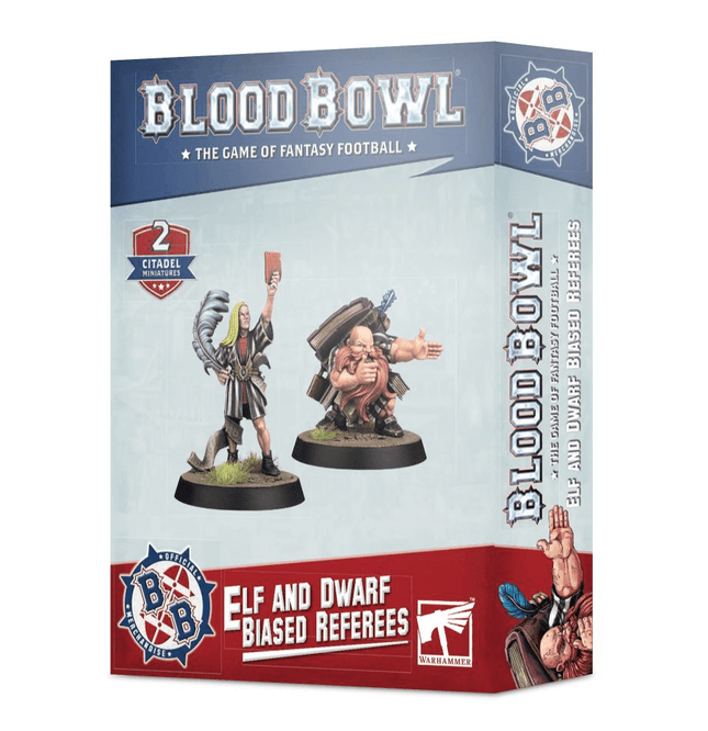 Blood Bowl Elf And Dwarf Biased Referees - MiniHobby