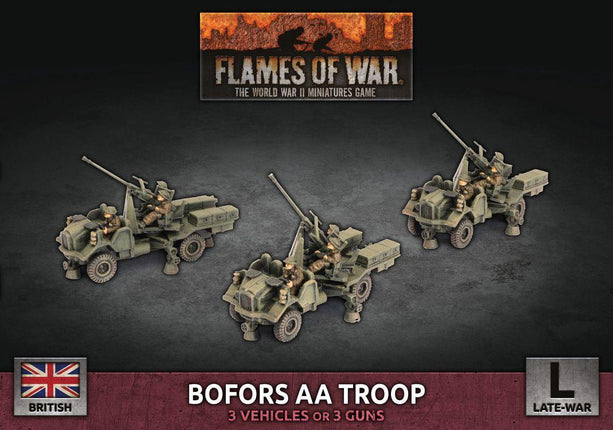 Bofors AA Troop (3x) - MiniHobby