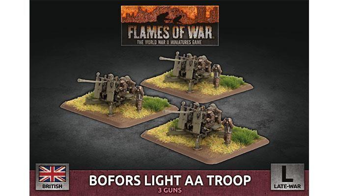 Bofors Light AA Troop (x3 Plastic) - MiniHobby