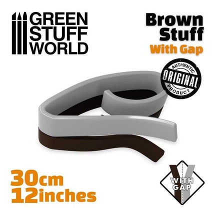 Brown Stuff Tape 12 Inches With Gap - MiniHobby