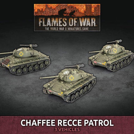 Chaffee Recce Patrol (3x Plastic) - MiniHobby