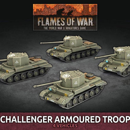 Challenger Armoured Troop (4x Plastic) - MiniHobby