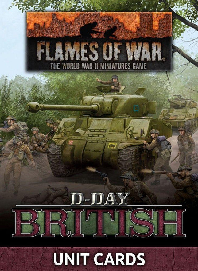 D-Day British Unit Card Pack (66 cards) - MiniHobby