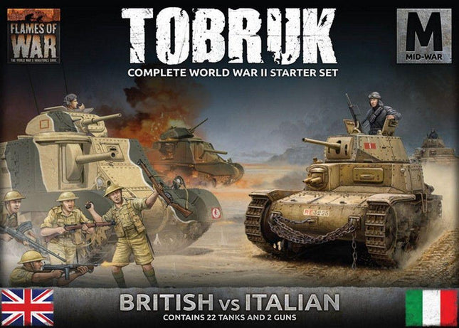 Desert Starter Set - Tobruk (Ital vs Brit) - MiniHobby