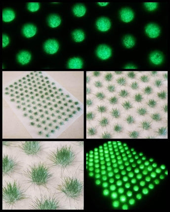 Glow Tufts - Sage Green 4mm - MiniHobby