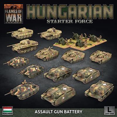 Hungarian Starter Force: Zrinyi Assault Gun Battery (Plastic) - MiniHobby