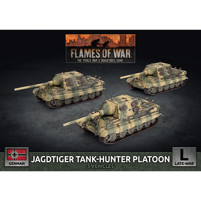 Jagdtiger (12.8cm) TankHunter Platoon (3x Plastic) - MiniHobby