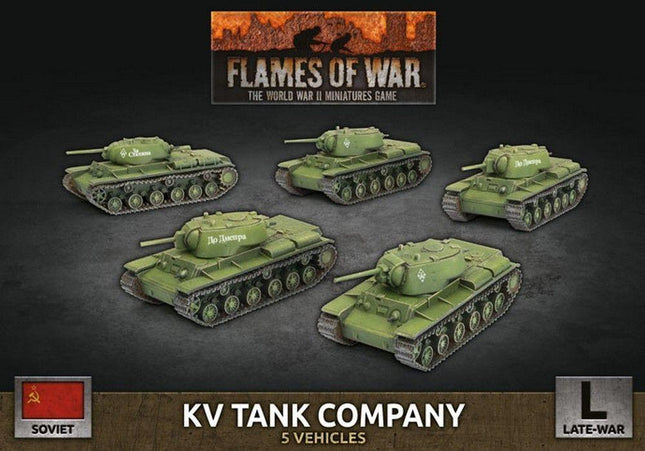 KV-8 Flame-Tank Company (x5 Plastic) - MiniHobby
