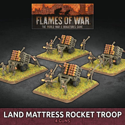 Land Mattress Rocket Troop (4x) - MiniHobby