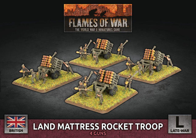 Land Mattress Rocket Troop (4x) - MiniHobby