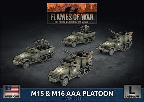 M15 & M16 AAA Platoon (x4 Plastic) - MiniHobby
