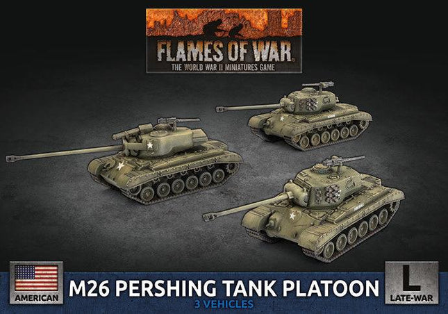 M26 Pershing Tank Platoon (x3 Plastic) - MiniHobby