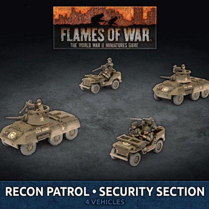 M8 Cavalry Recon Platoon (x4 Plastic) - MiniHobby