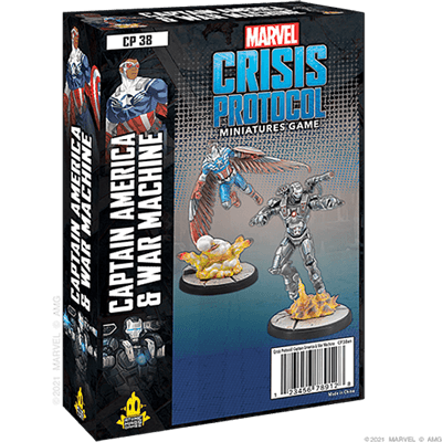 Marvel Crisis Protocol Captain America and War Machine - MiniHobby