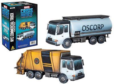 Marvel Crisis Protocol NYC Commercial Truck Terrain Pack - MiniHobby