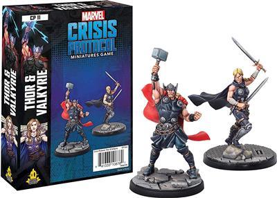 Marvel Crisis Protocol Thor and Valkyrie Character - MiniHobby