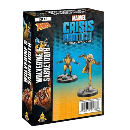 Marvel Crisis Protocol Wolverine and Sabretooth - MiniHobby