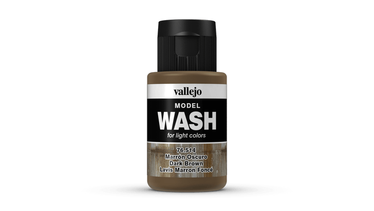 Model Wash Dark Brown35ml - MiniHobby