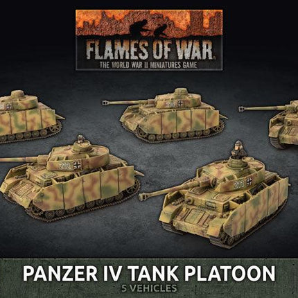 Panzer IV Platoon (x5 Plastic) - MiniHobby