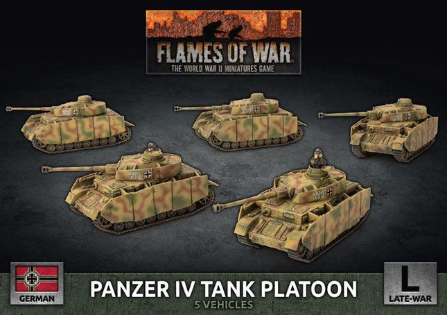 Panzer IV Platoon (x5 Plastic) - MiniHobby