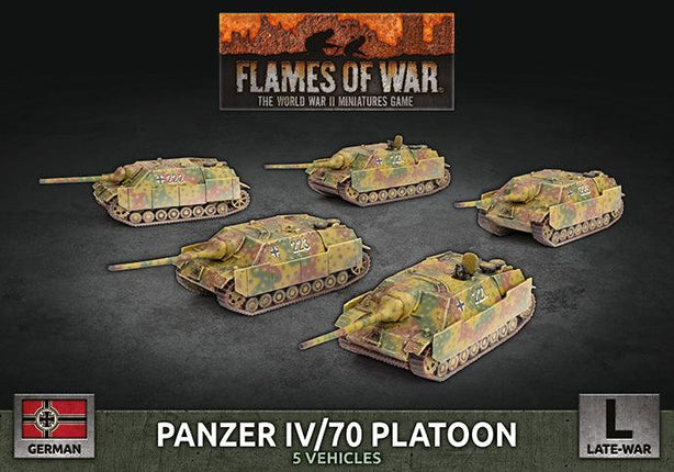 Panzer IV/70 Tank Platoon (x5 Plastic) - MiniHobby