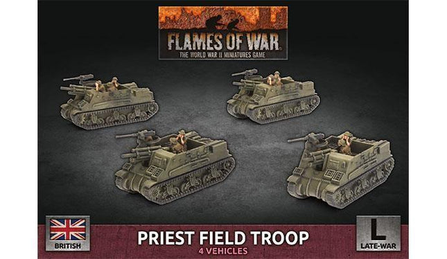 Priest Field Troop (x4 Plastic) - MiniHobby