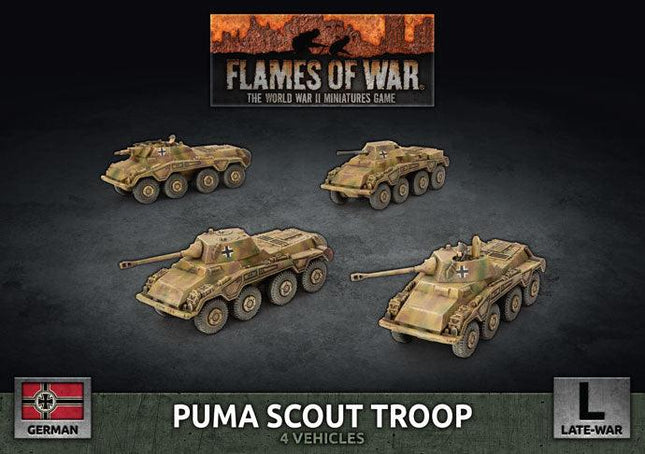 Puma Scout Troop (x4 Plastic) - MiniHobby