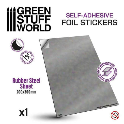 Rubber Steel Sheet - Self Adhesive - MiniHobby