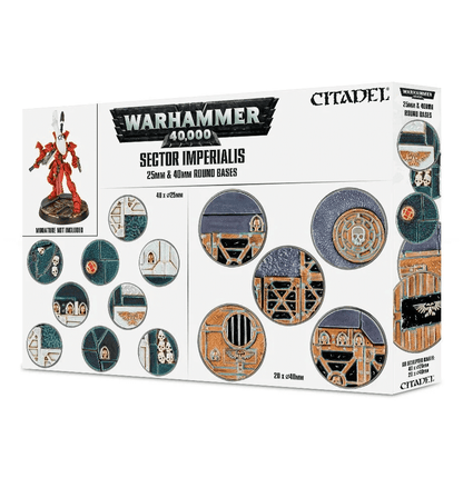 Sector Imperialis: 25 & 40mm Round Bases - MiniHobby