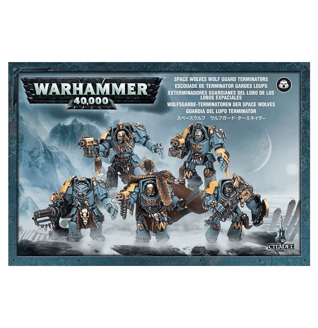 Space Wolves Wolf Guard Terminators - MiniHobby