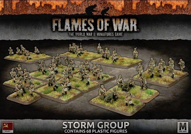 Storm Group (Mid War 65 Figures Plastic) - MiniHobby