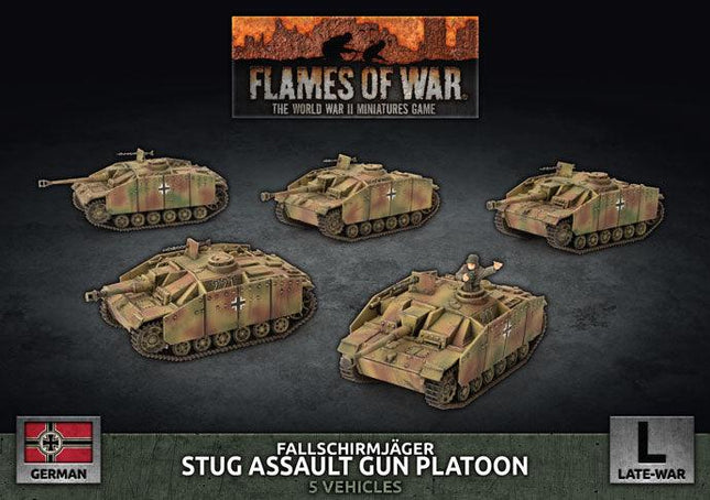 StuG (Late) Assault Gun Platoon (x5 Plastic) - MiniHobby