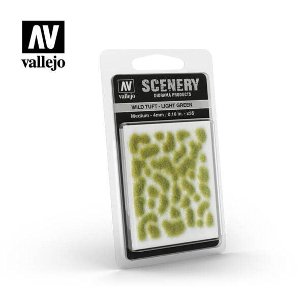 Vallejo Wild Tuft – Light Green 4mm - MiniHobby