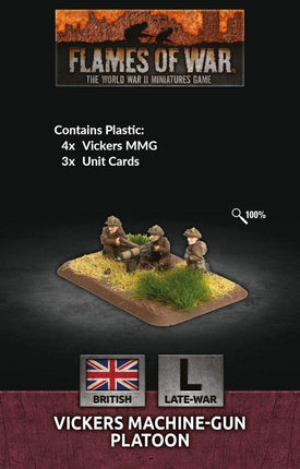 Vickers MMG Platoon (x4 Plastic) - MiniHobby