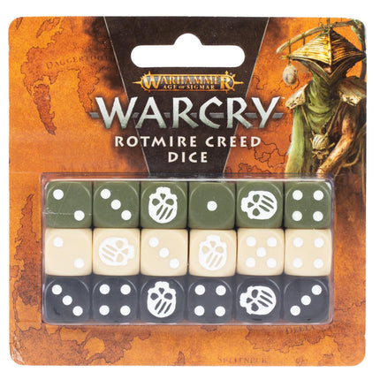 Warcry: Rotmire Creed Dice - MiniHobby
