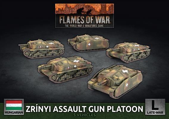 Zrinyi Assault Gun (x5 Plastic) - MiniHobby